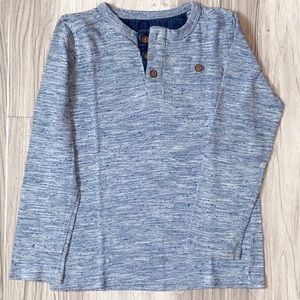 Boys long sleeve button up shirt w/pocket